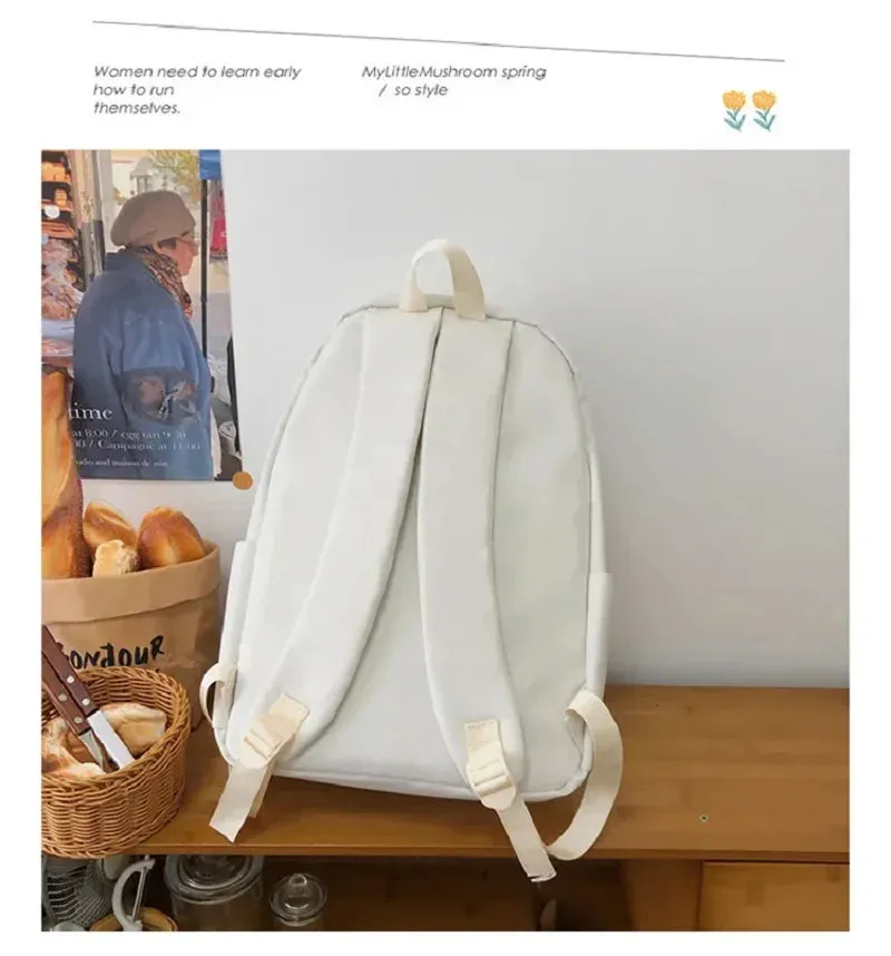 🌟 Kawaii Starry Backpack 🎒 | Y2K Japanese Streetwear for Trendy Students ✨