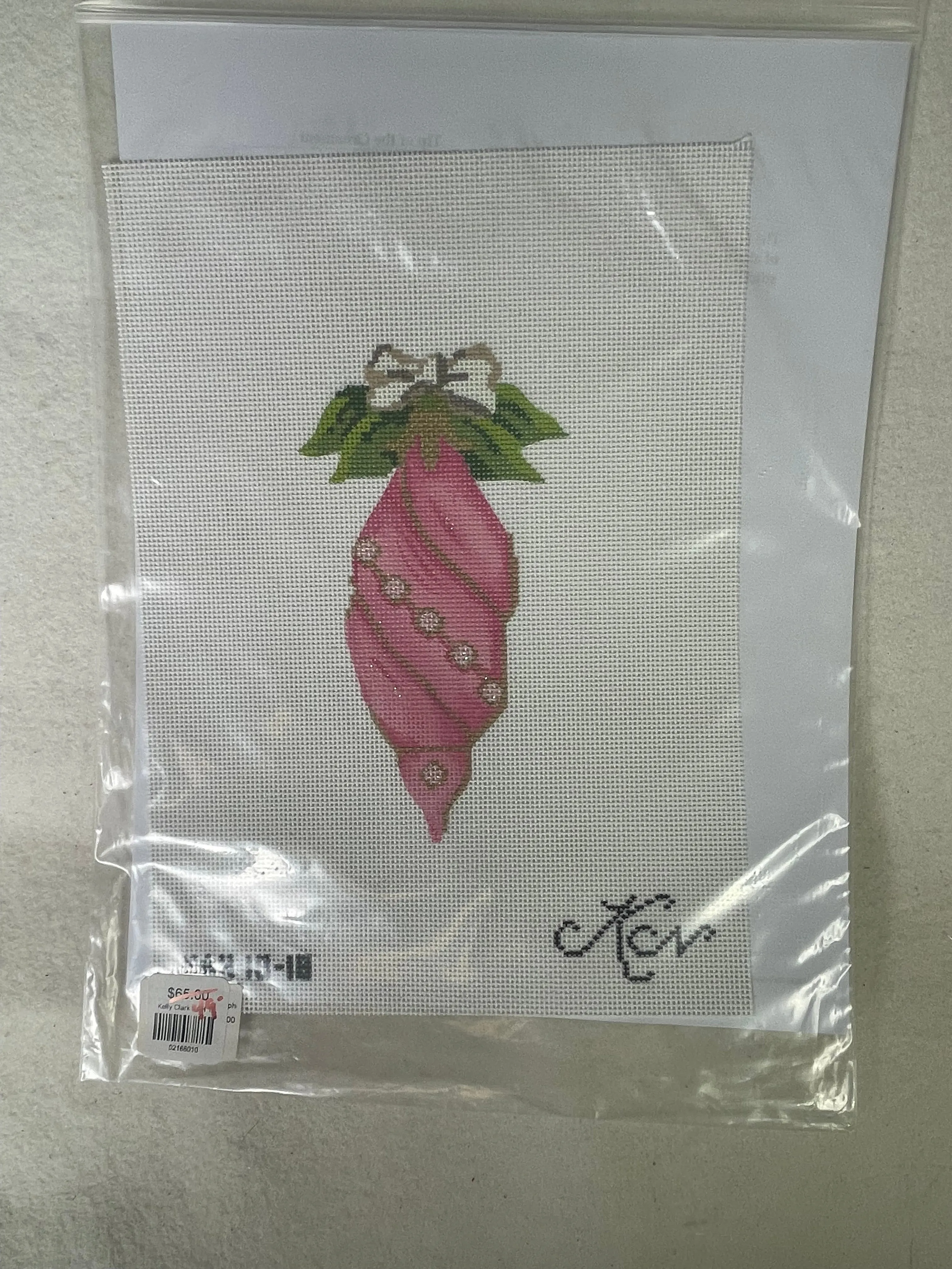 * SALE / Kelly Clark KAH 10-18 Heritage Ornaments Canvas and Stitch Guide