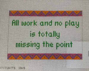 * Stitch It's 126-5 All Work...No Play