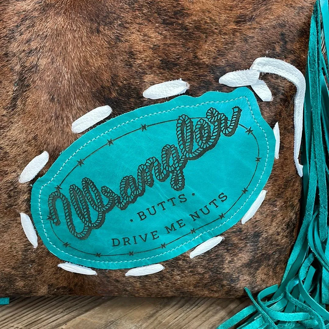 013 Oakley - Red Brindle w/ Wrangler Butts Patch