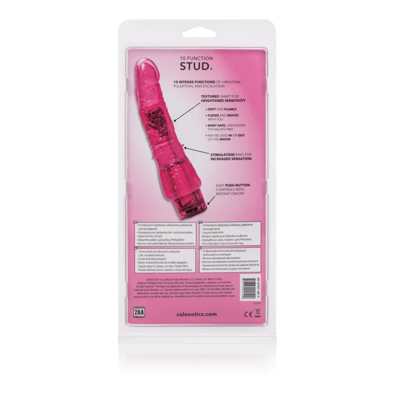 10 Function Hot Pink Stud 7in