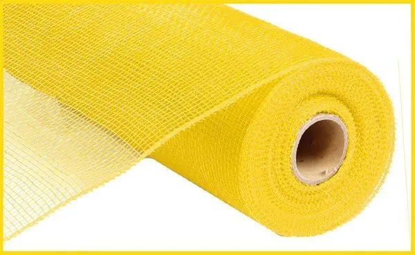10" Deco Poly Mesh: Yellow (10 Yards) RE130229