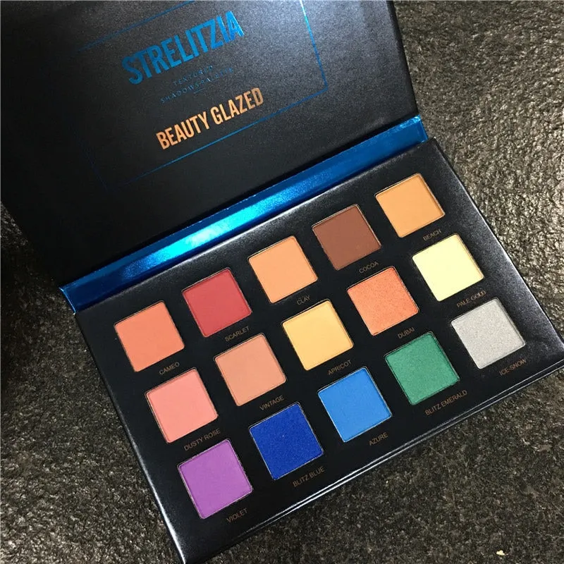 15 Color Matte Glitter Eyeshadow