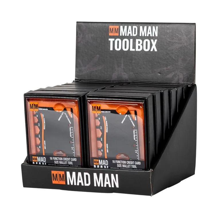 16 Function Credit Card Size Wallet Tool