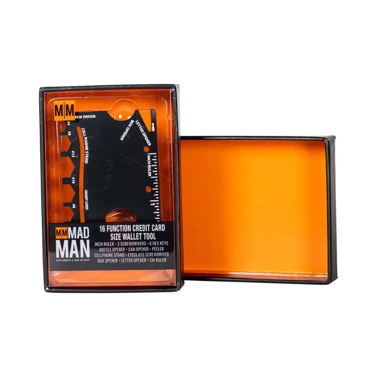 16 Function Credit Card Size Wallet Tool