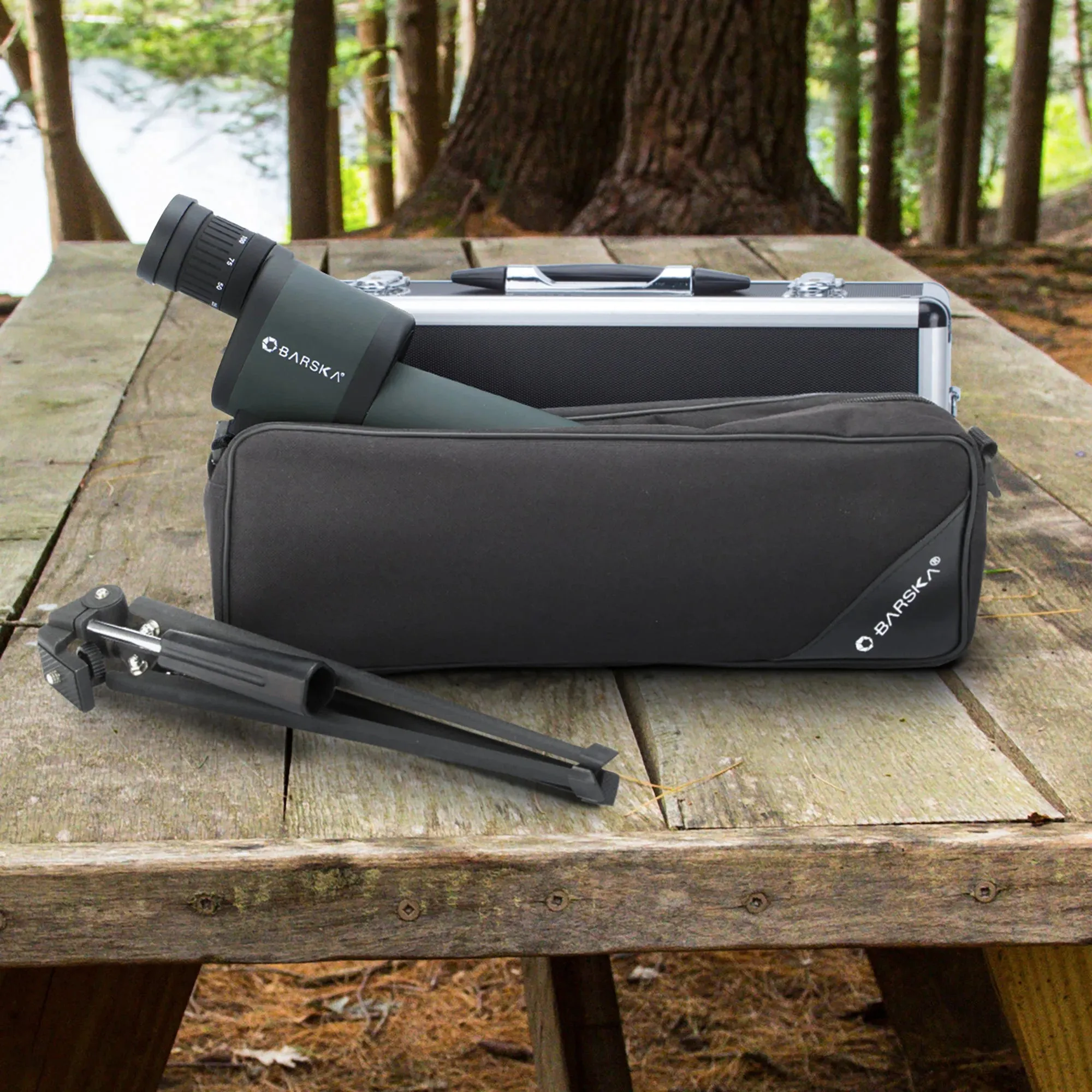 18-90x88mm Benchmark Waterproof Straight Spotting Scope | AD11334