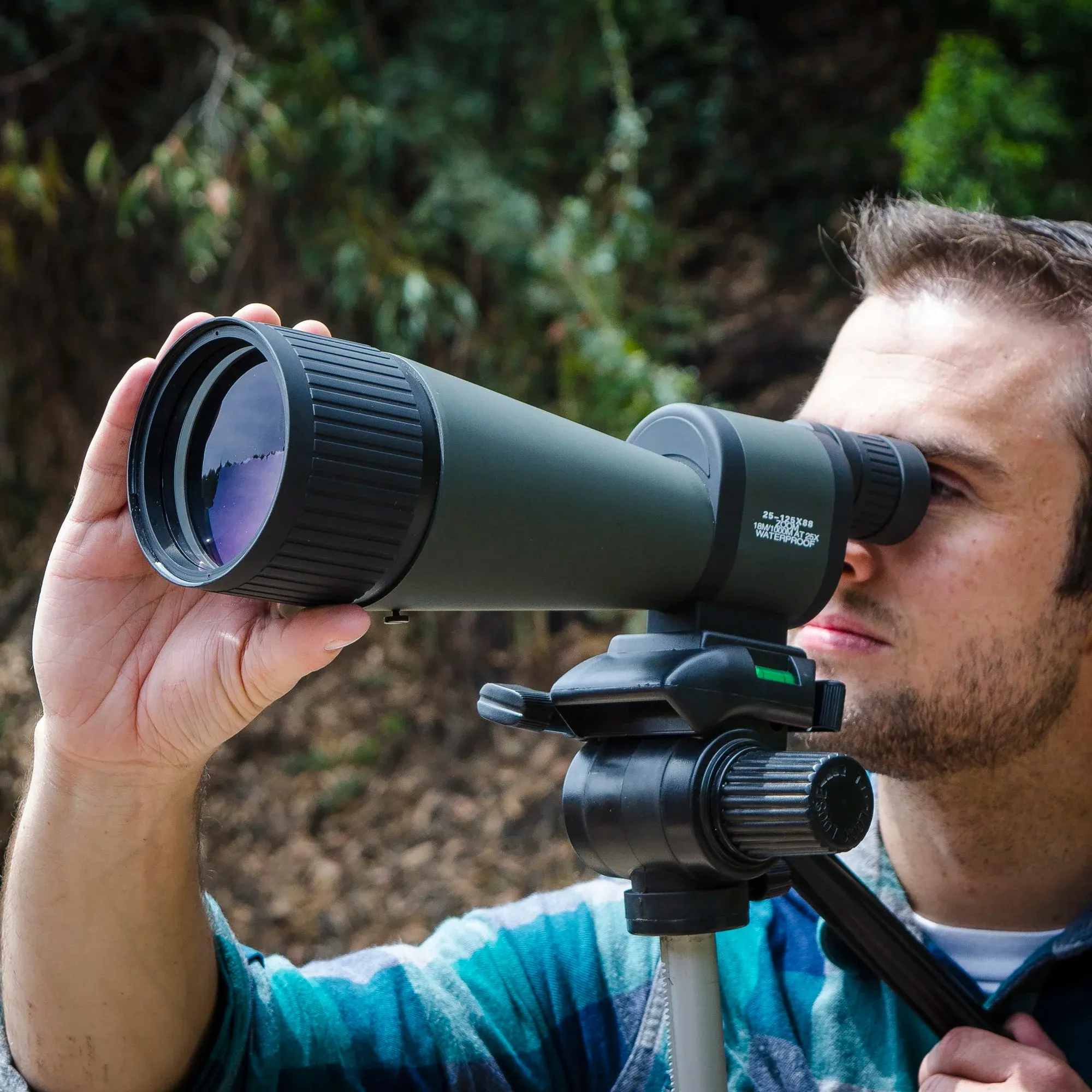 18-90x88mm Benchmark Waterproof Straight Spotting Scope | AD11334