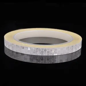 1CM  8M Bicycle Wheels Reflect Fluorescent Bike Reflective Sticker Strip Tape For Cycling Warning