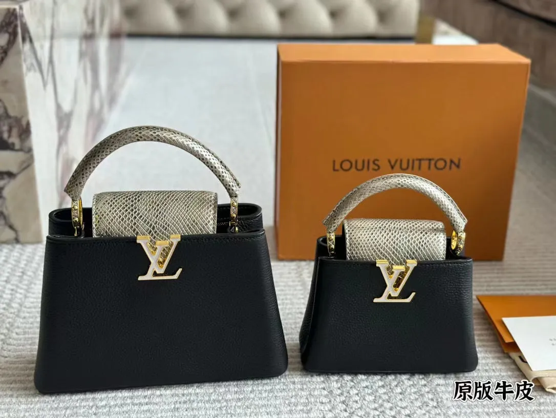 2 Colors Fine Cowhide Handbags