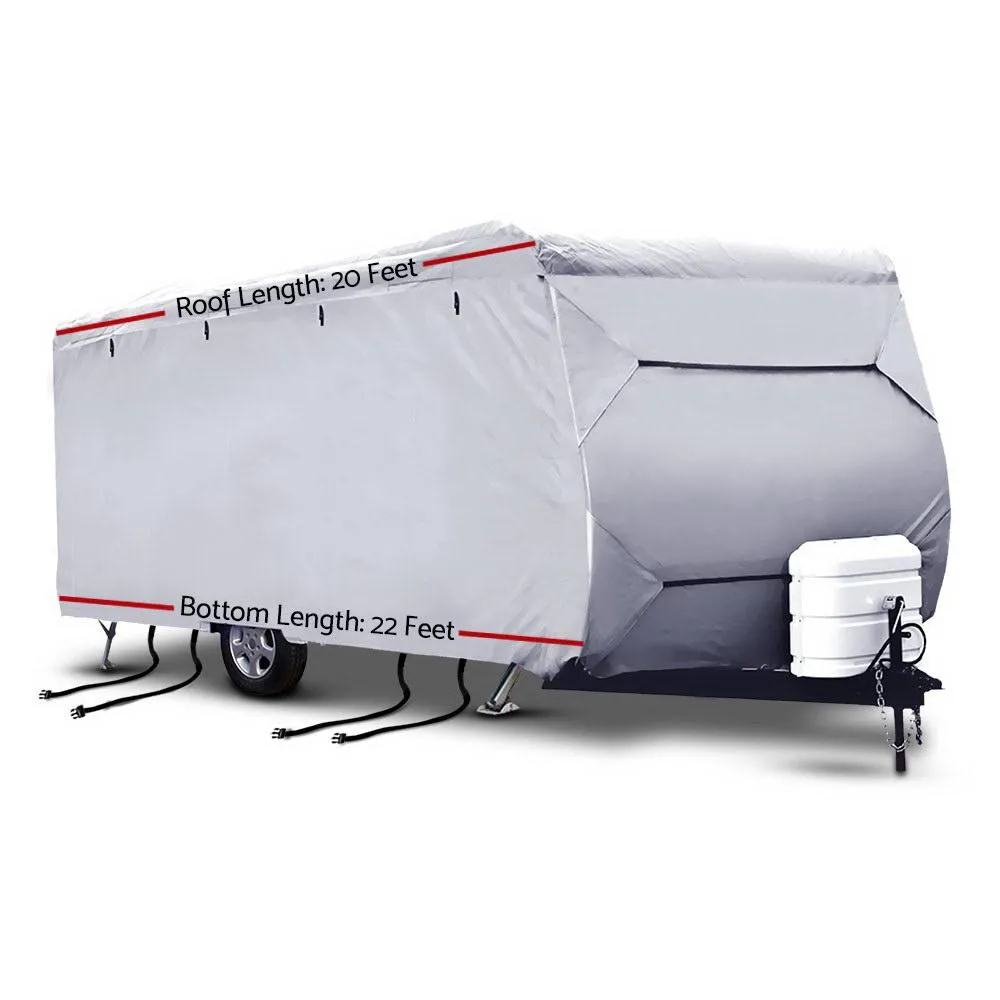 20-22Ft Caravan Cover Campervan 4 Layer UV Water Resistant