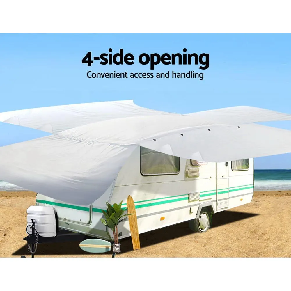 20-22Ft Caravan Cover Campervan 4 Layer UV Water Resistant