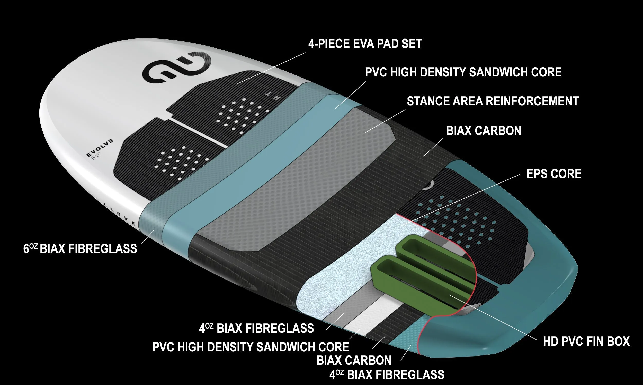 2024 Eleveight Evolve Foilboard