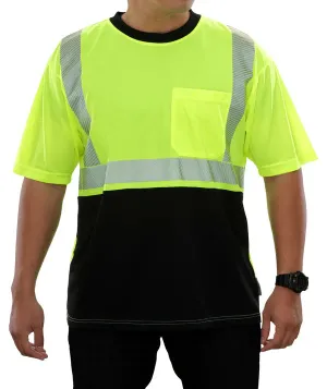 24-102CT-LB Hi-Vis Safety T-shirt with Comfort Trim