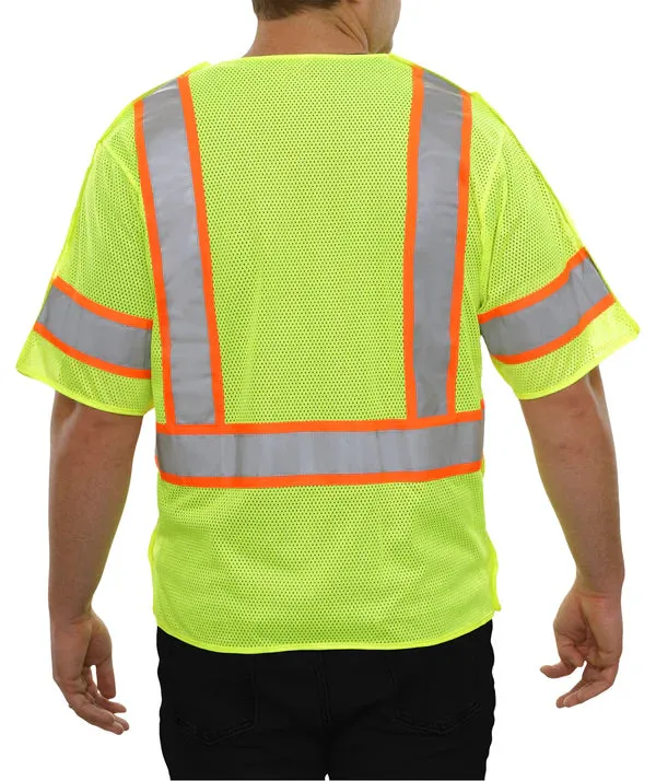 24-504ST Breakaway Safety Vest w/ Contrasting Stripe