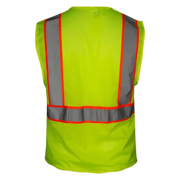 24-586 Safety Vest w/ Contrasting Stripe