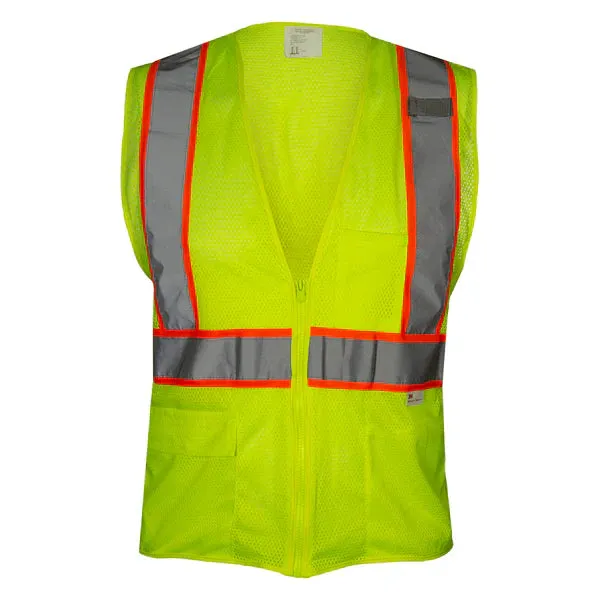 24-586 Safety Vest w/ Contrasting Stripe