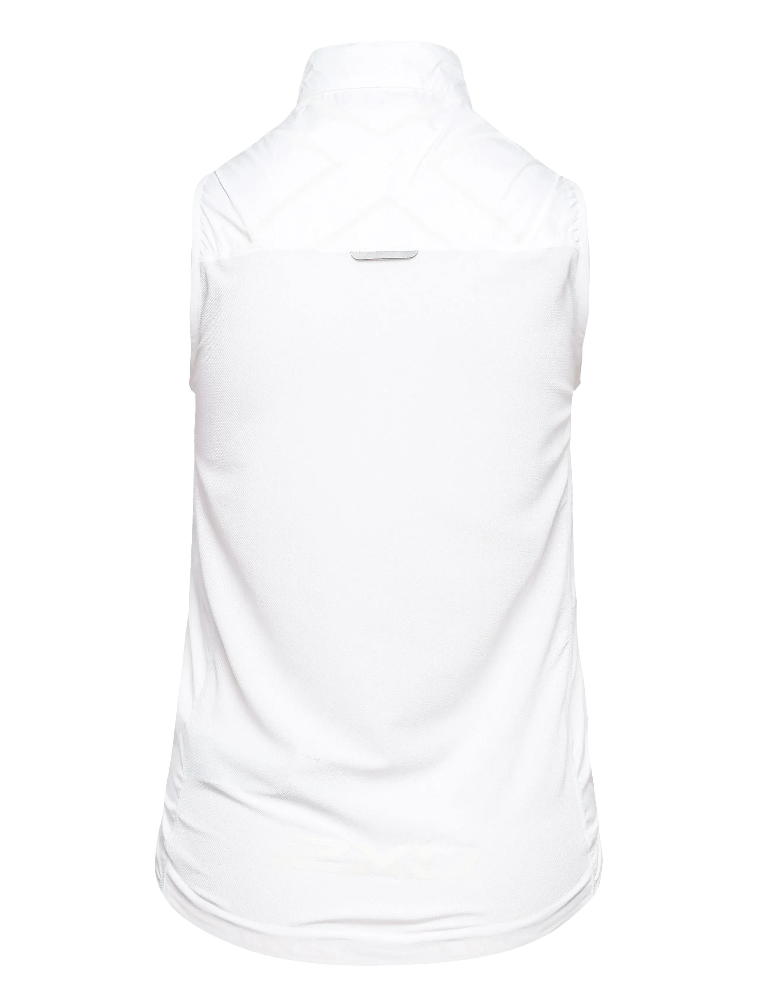 2XU Aero Gilet, Damen, White/White Reflective