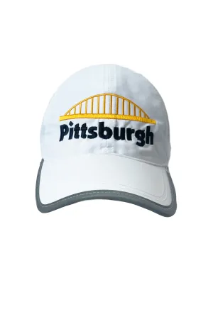 3014 -Pittsburgh Bridge Hat/White (Large Bridge Logo)