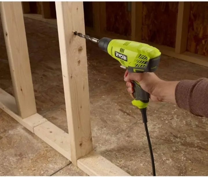 5.5 Amp Corded 3/8 in. Variable Speed  Compact Drill/Driver with Bag