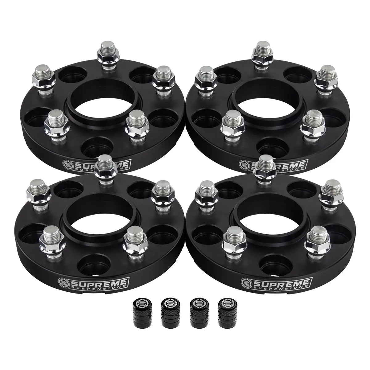 5x120 Hub Centric Wheel Spacers for Cadillac CTS/XTS   Valve Caps