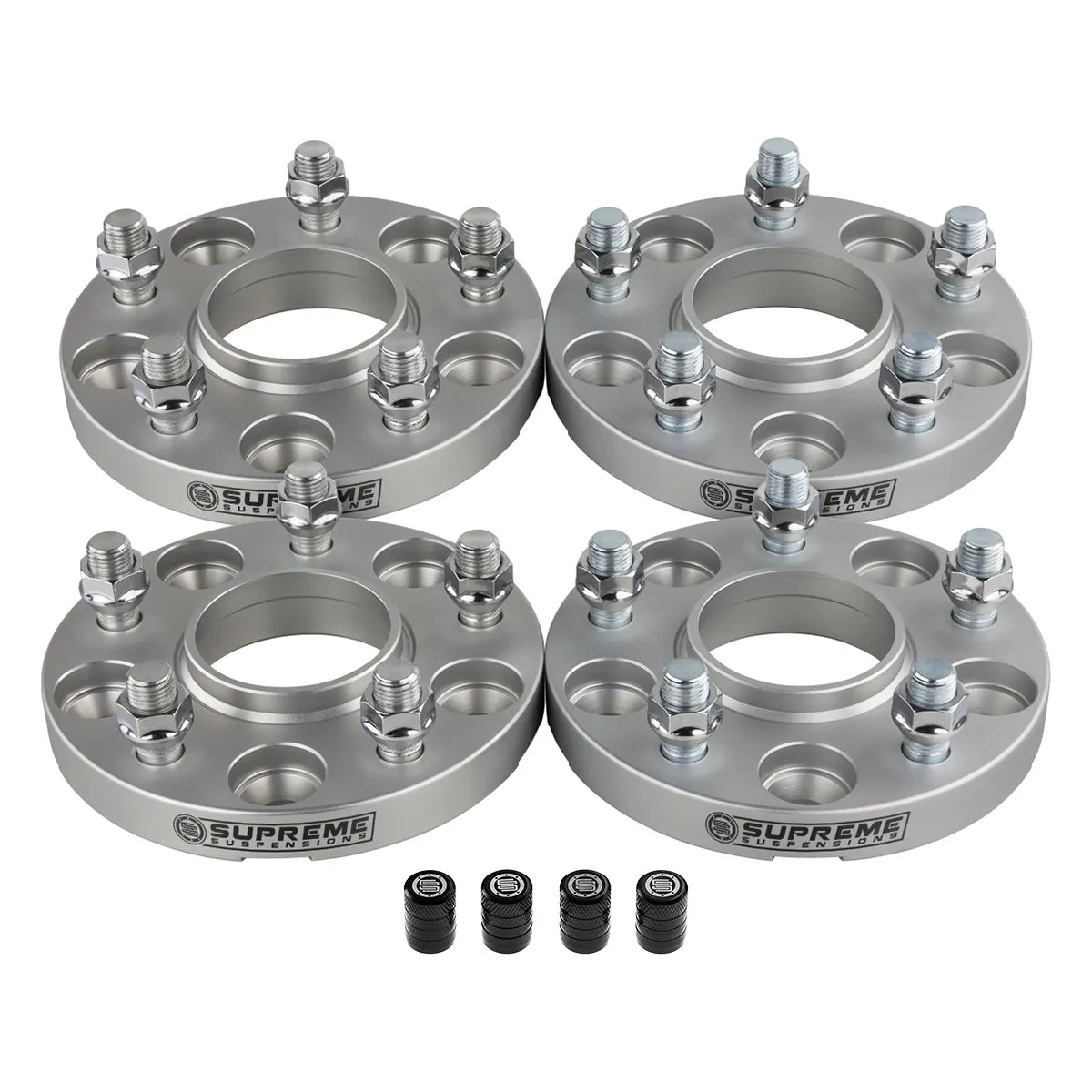 5x120 Hub Centric Wheel Spacers for Cadillac CTS/XTS   Valve Caps