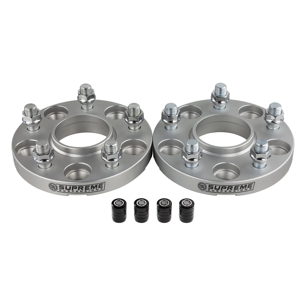 5x120 Hub Centric Wheel Spacers for Cadillac CTS/XTS   Valve Caps