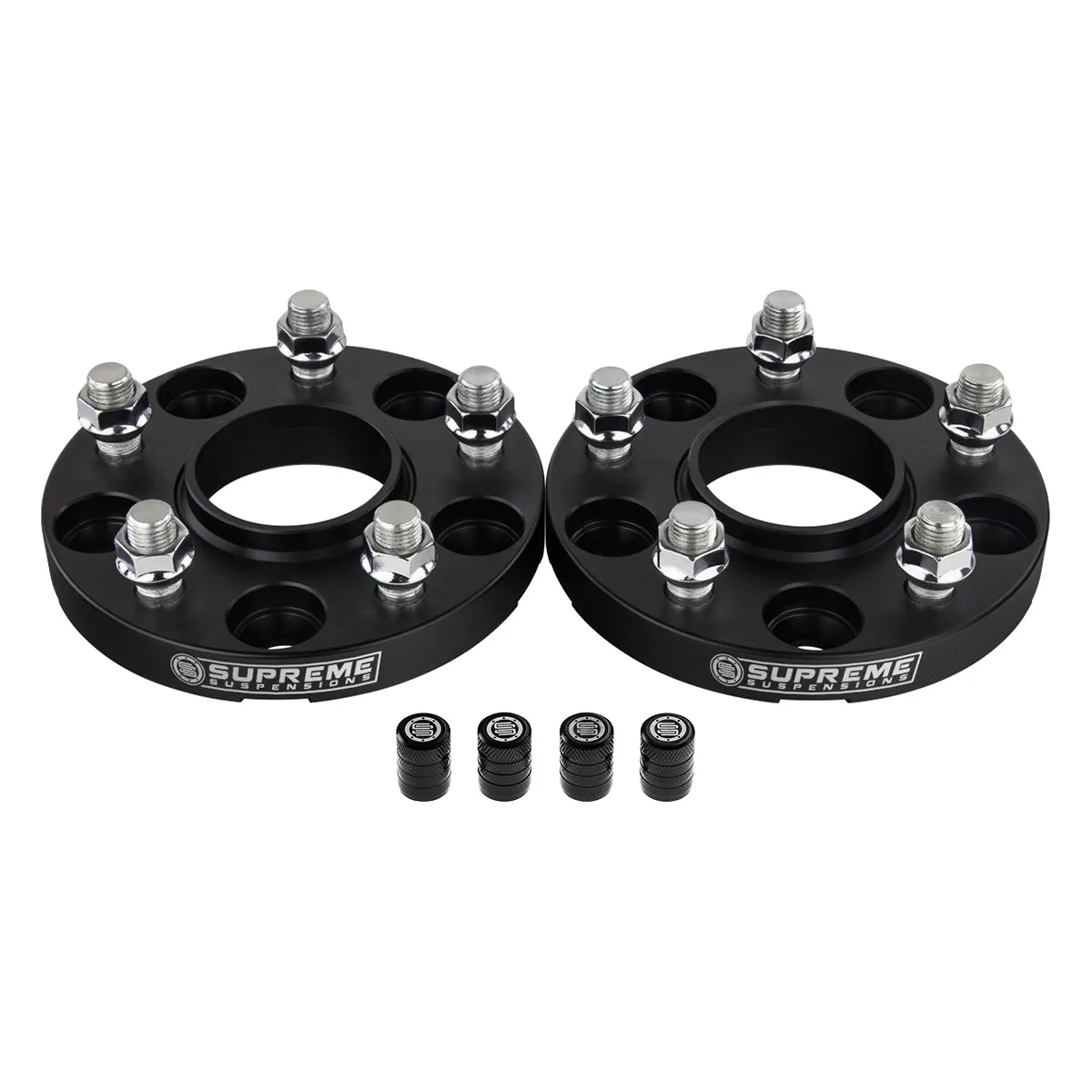 5x120 Hub Centric Wheel Spacers for Cadillac CTS/XTS   Valve Caps