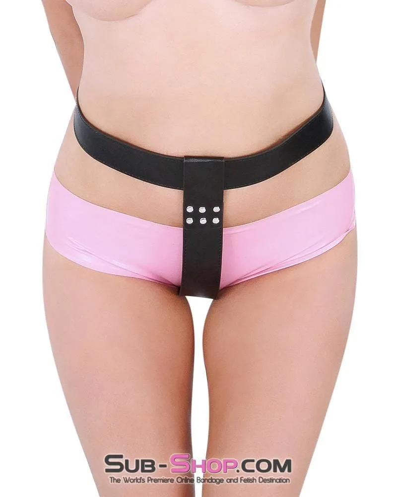 8861HS      Like a Virgin Locking Female Chastity Harness - MEGA Deal