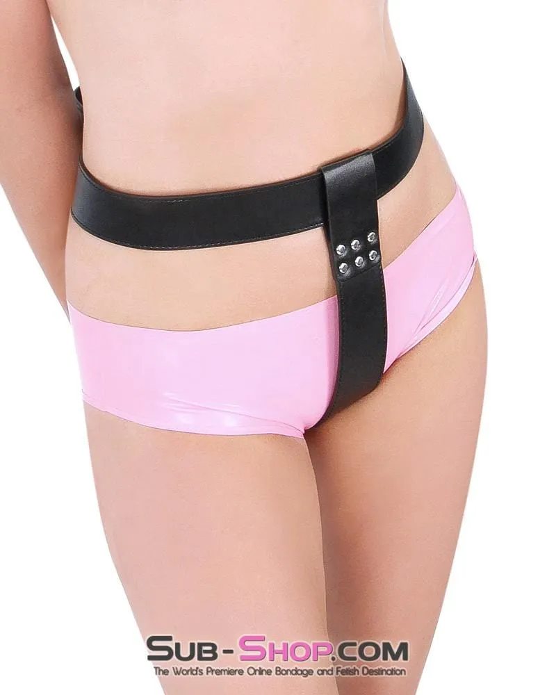 8861HS      Like a Virgin Locking Female Chastity Harness - MEGA Deal