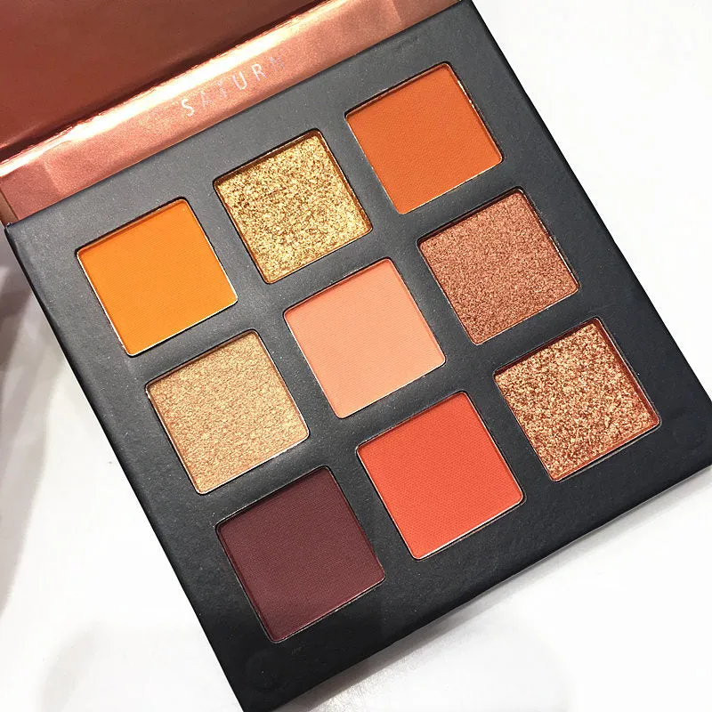 9 Color Shimmer Pigmented Eyeshadow