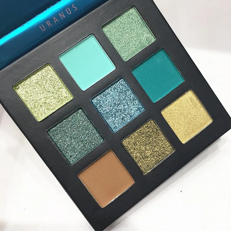 9 Color Shimmer Pigmented Eyeshadow