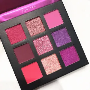 9 Color Shimmer Pigmented Eyeshadow