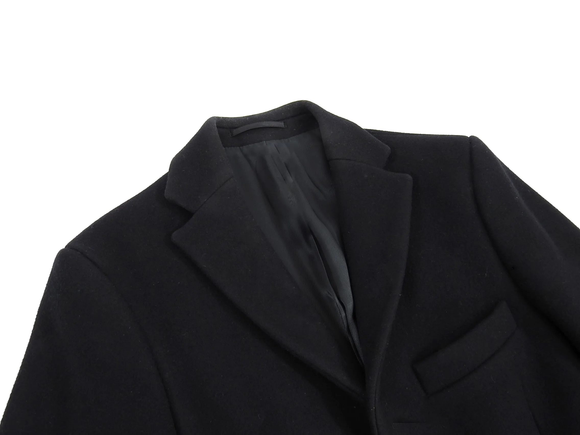 Acne Studios Black Wool Garret Coat - M