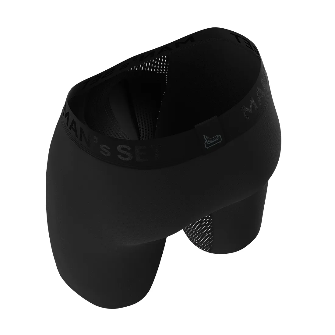 AirFlow Boxer Brief 7.6" OpenFly, Black