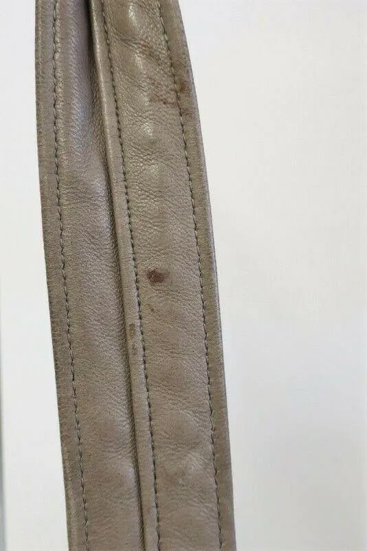 Alexander Wang Trudy Zip-Around Tote Taupe Leather Large Crossbody Shoulder Bag