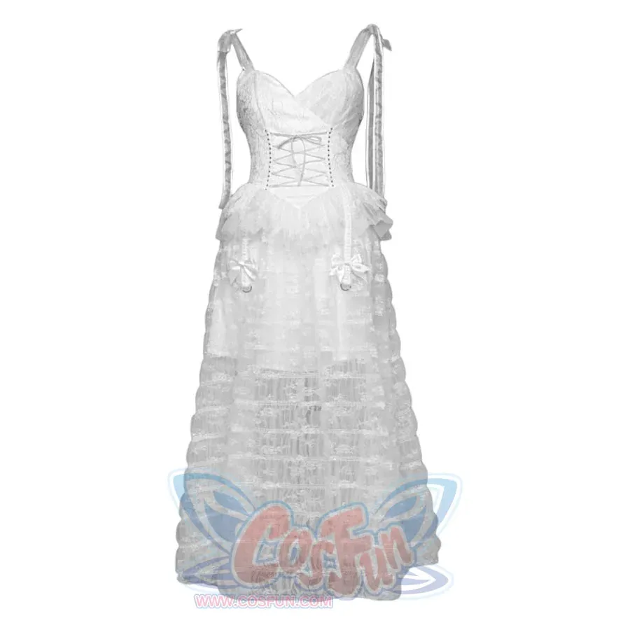 Alice White Gothic Lace High Waist Slip Dress