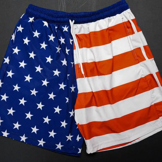 AMERICAN FLAG SWIM TRUNKS