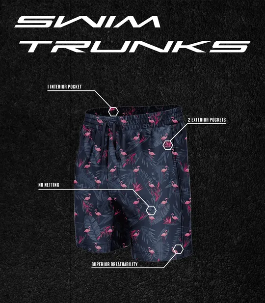 AMERICAN FLAG SWIM TRUNKS