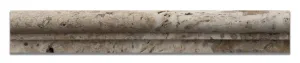 Antico Onyx Travertine Honed 2 X 12 OG-1 Chair Rail Trim - Standard Quality - BOX of 15 PCS.