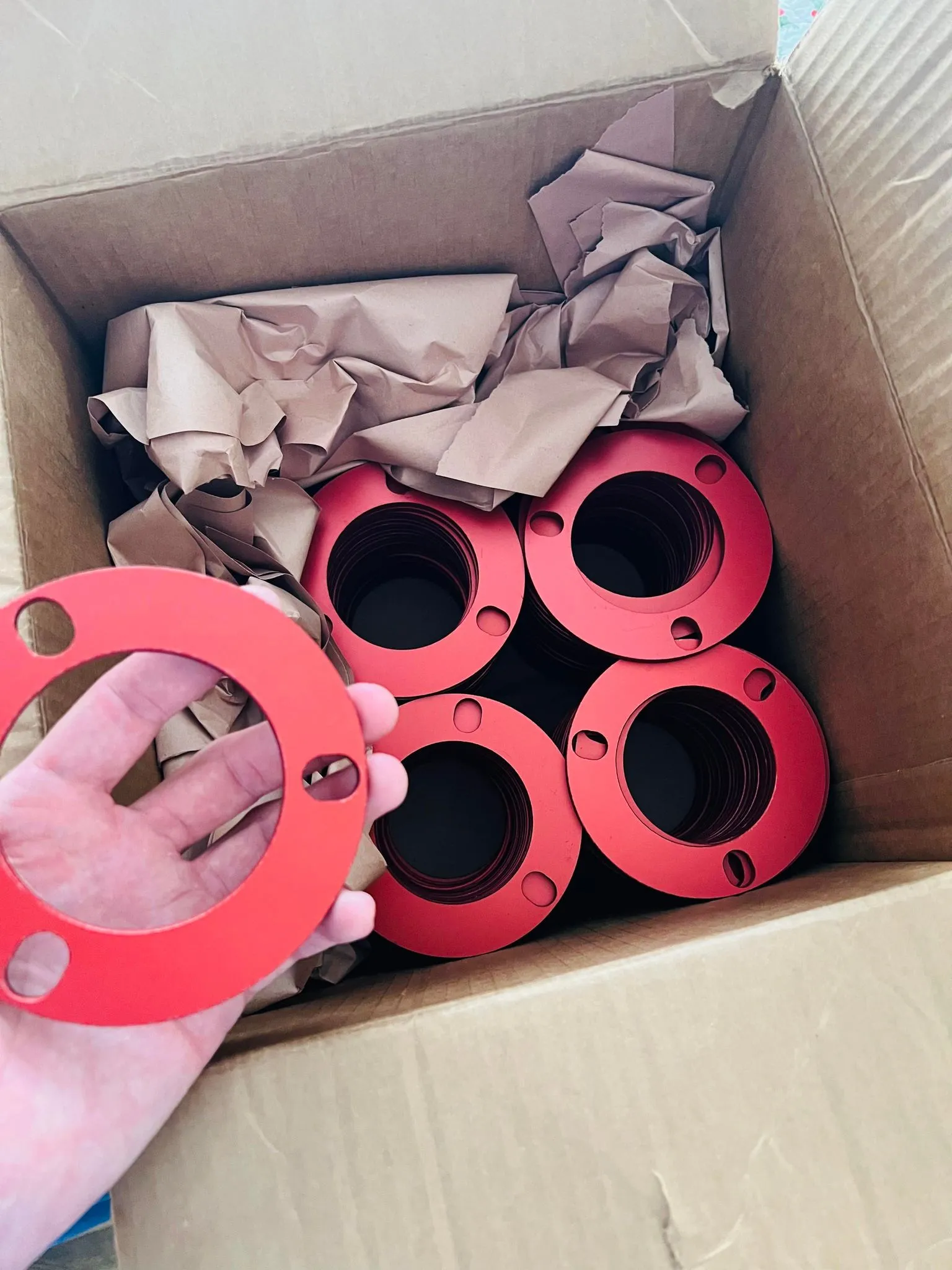 APACHE OFFROAD 1/4″ (1/2″ LIFT) FRONT SPACER [RED] | LEXUS GX470 GX460 / TOYOTA 03  4RUNNER FJ CRUISER 05  TACOMA