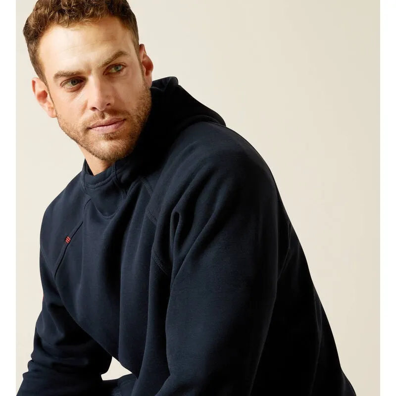 Ariat Men's Flame Resistant Primo Fleece 2.0 Water Repellent Hoodie Navy - 10053042