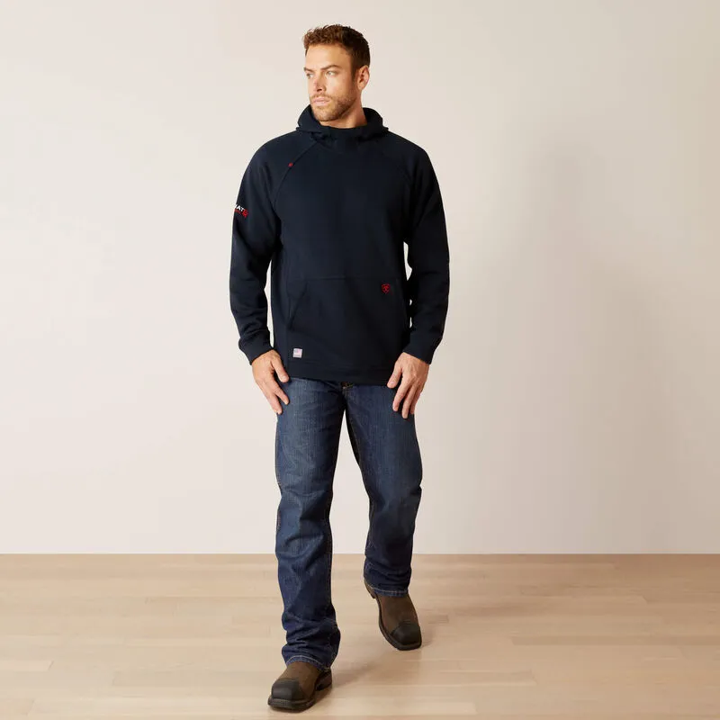 Ariat Men's Flame Resistant Primo Fleece 2.0 Water Repellent Hoodie Navy - 10053042