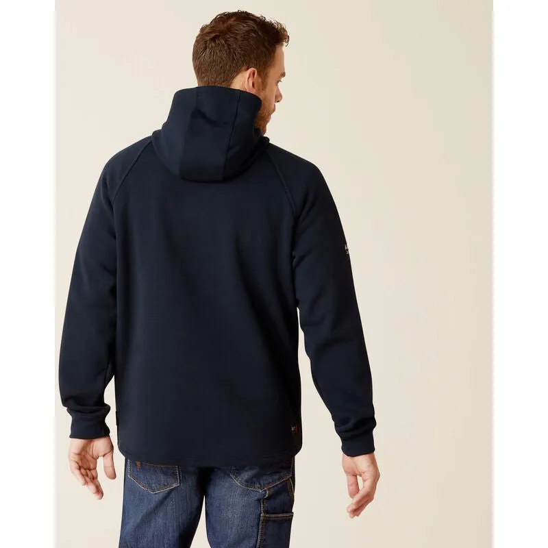 Ariat Men's Flame Resistant Primo Fleece 2.0 Water Repellent Hoodie Navy - 10053042