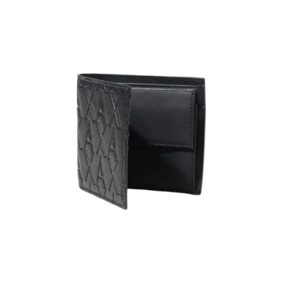 Armani Exchange Men's Wallet Black 100 Percent Polyester