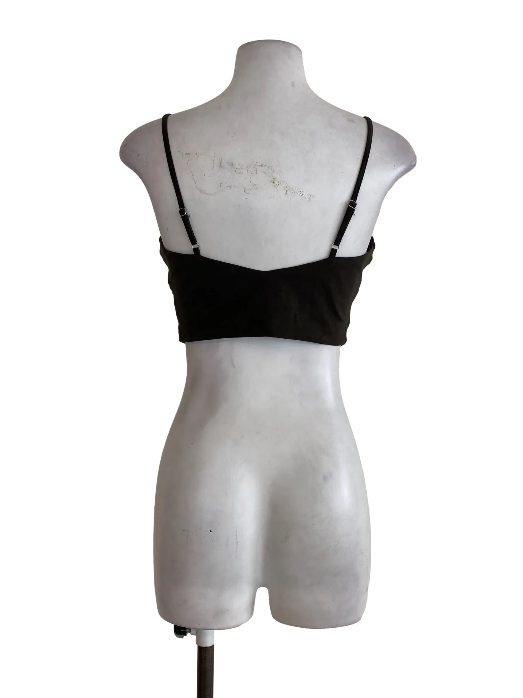 Army Green Crop Top