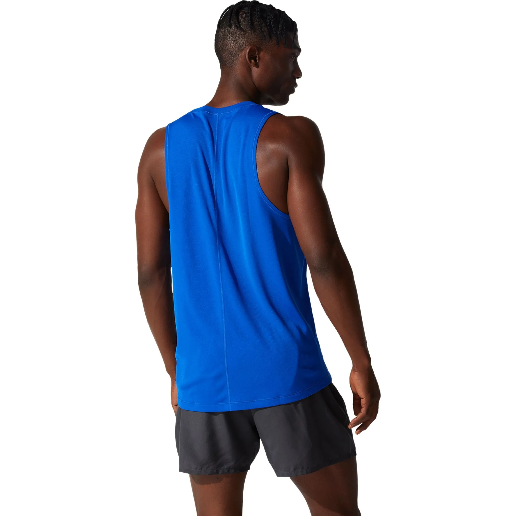 ASICS Silver Mens Singlet