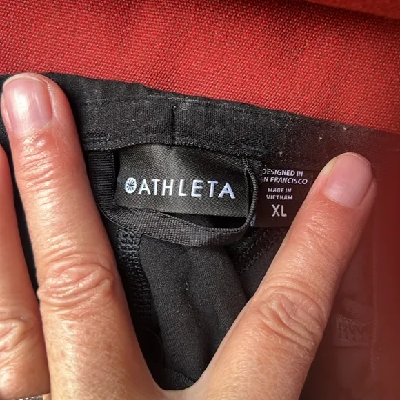 Athleta Black Lightweight Full Zip Jacket XL
