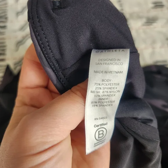 Athleta Match Point Skort Black Camo Large