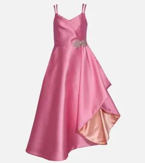 Aubrey Two-Tone Cascade Gown