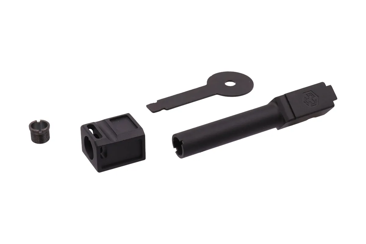 AW CUSTOM™ - VX COMPENSATOR   THREADED OUTER BARREL KIT (COMPACT / MOD 1 / BLACK)